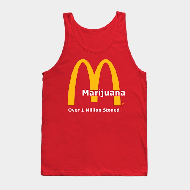 Over 1 Million stoned Tank Top by The Daily Haze